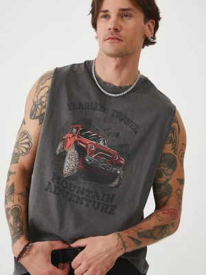 Medicine t-shirt bawełniany męski kolor szary