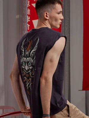Medicine t-shirt bawełniany męski kolor szary