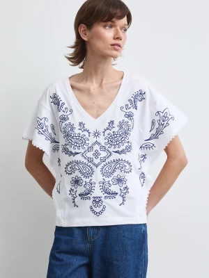 Medicine T-shirt damski bawełniany biały