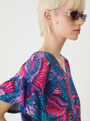 Medicine t-shirt damski kolor multicolor