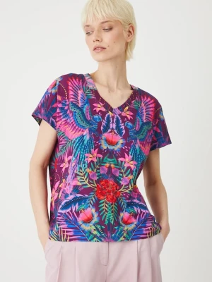 Medicine t-shirt damski kolor multicolor
