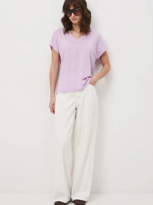 Medicine t-shirt damski lniany