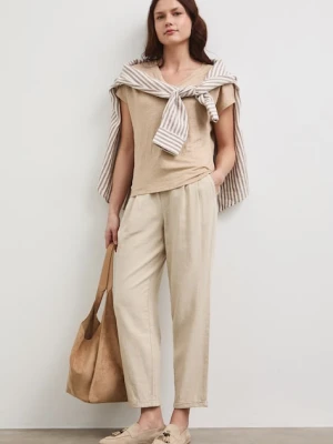 Medicine t-shirt damski lniany