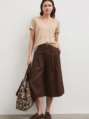 Medicine T-shirt damski lniany