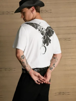 Medicine t-shirt męski kolor biały z nadrukiem