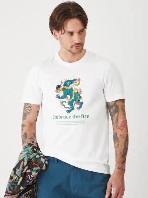 Medicine t-shirt męski kolor biały z nadrukiem