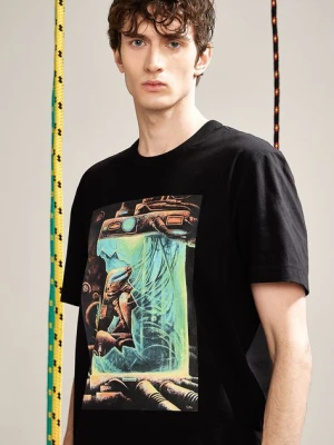 Medicine t-shirt męski kolor czarny z nadrukiem