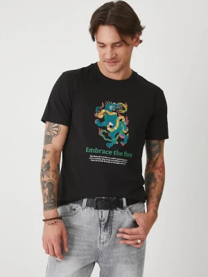 Medicine t-shirt męski kolor czarny z nadrukiem