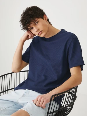 Medicine t-shirt męski kolor granatowy gładki