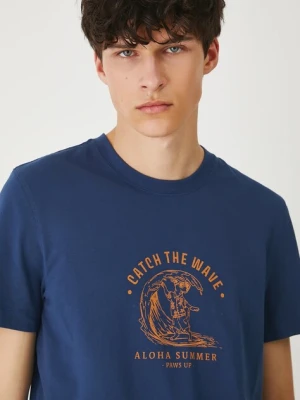 Medicine t-shirt męski kolor granatowy
