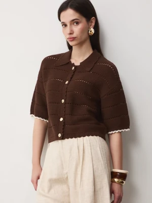 Medicine t-shirt swetrowy damski bawełniany