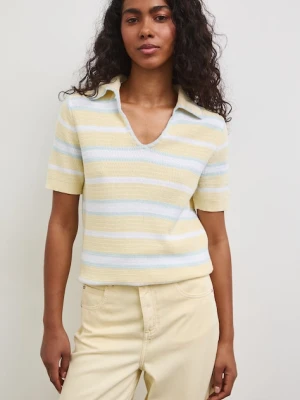 Medicine T-shirt swetrowy damski bawełniany