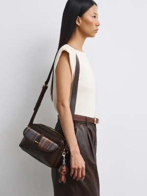 Medicine torebka crossbody damska brązowy