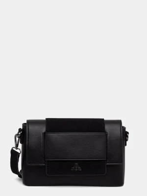 Medicine torebka crossbody damska z imitacji skóry czarny