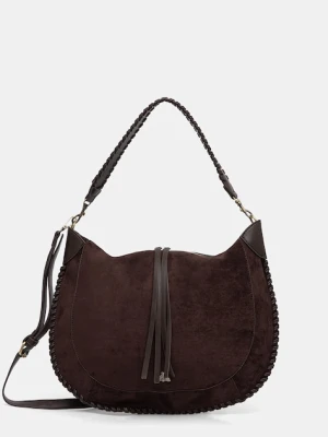 Medicine torebka damska z imitacji zamszu