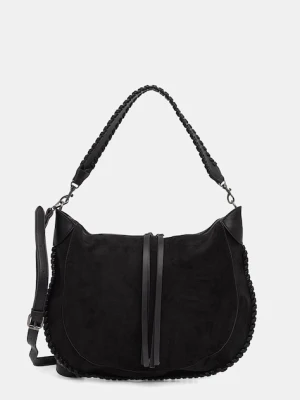 Medicine torebka damska z imitacji zamszu