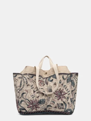 Medicine torebka shopper damska bawełniana