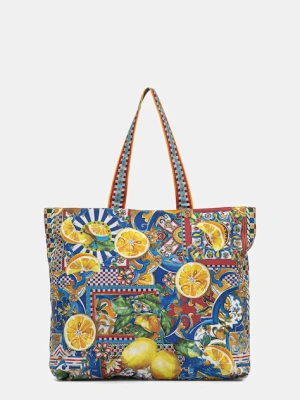 Medicine torebka shopper damska bawełniana