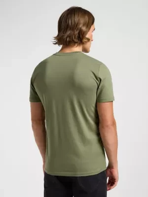 Medium Wobbly Lee Tee Olive Grove Size