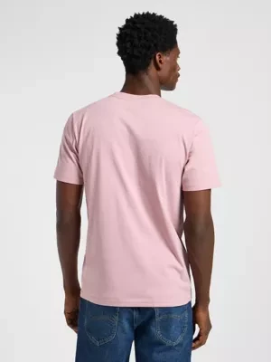 Medium Wobbly Lee Tee Soft Mauve Size