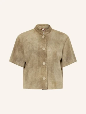 Meindl Kurtka Skórzana Nizza gruen