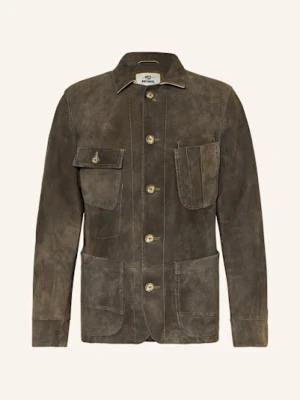 Meindl Overjacket Ze Skóry Coach grau