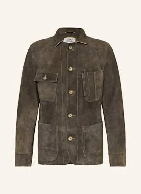 Meindl Overjacket Ze Skóry Hirsch grau