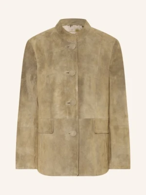 Meindl Skórzana Kurtka La Parisienne beige