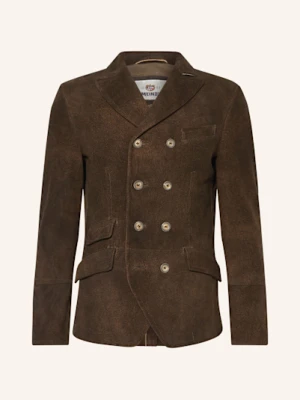 Meindl Skórzana Kurtka Ludowa Typu Janker Ernesto braun