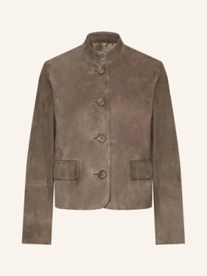 Meindl Skórzana Kurtka W Stylu Ludowym L'opéra braun