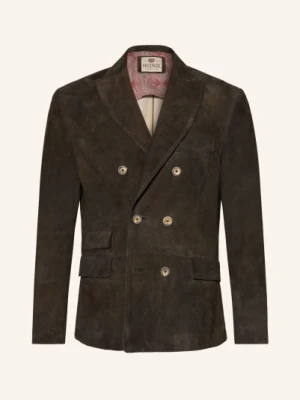 Meindl Skórzana Marynarka Mountbattan O Kroju Regular Fit braun