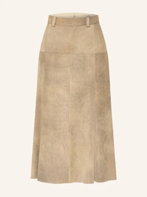 Meindl Spódnica Skórzana Queens Club beige