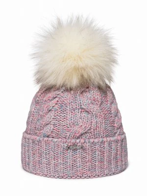 Melanżowa czapka damska z pomponem Olsen
