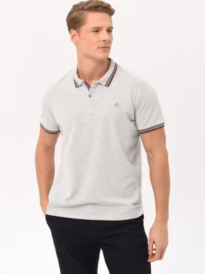 Melanżowa koszulka polo O-HARPER Volcano