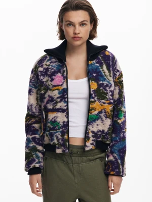 Melanżowa kurtka bomberka Desigual