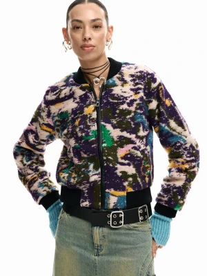 Melanżowa kurtka bomberka Desigual