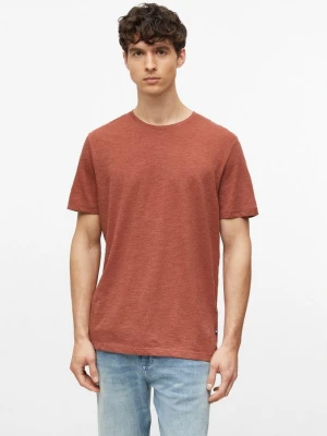 Melanżowy T-shirt z miękkiej mieszanki bawełny s.Oliver brązowy
