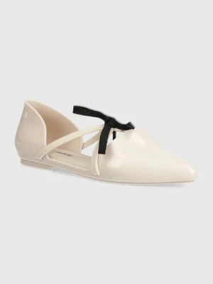Melissa baleriny MELISSA POINTY STRIPE + JASON WU AD kolor beżowy M 33435 1664