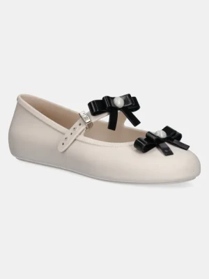 Melissa baleriny SOFT BALLERINA BOW kolor beżowy M 35971