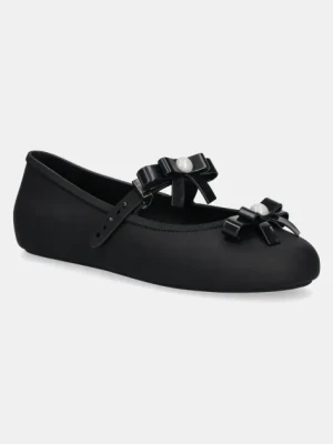 Melissa baleriny SOFT BALLERINA BOW kolor czarny M 35971