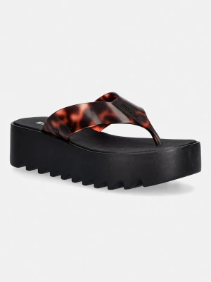 Melissa japonki damskie THONG PLATFORM AD brązowy