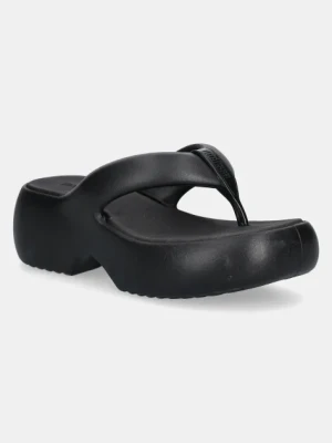 Melissa japonki FREE FUZZY PLATFORM damskie kolor czarny na platformie M 35875