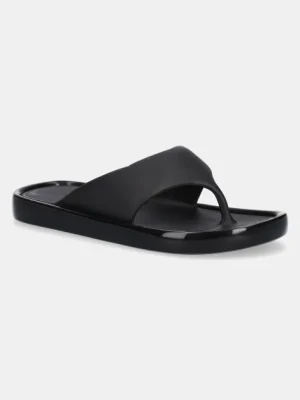 Melissa japonki MELISSA FLOAT AD damskie kolor czarny na płaskim obcasie M 33915 AO718