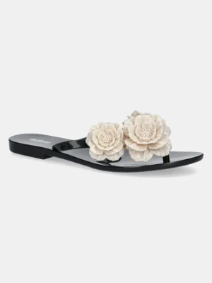 Melissa japonki MELISSA HARMONIC SPRINGTIME AD damskie kolor czarny M.35704.T136