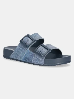 Melissa klapki COZY M LOVER SLIDE DENIM damskie kolor niebieski M 36146