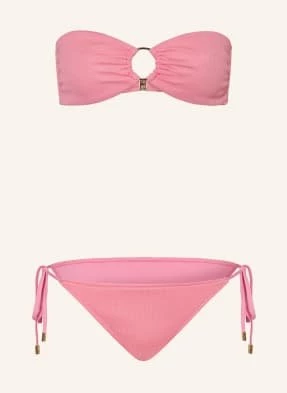 Melissa Odabash Góra Od Bikini Bandeau Melbourne pink