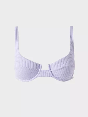 Melissa Odabash Lawendowy top od bikini Montereal rozmiar