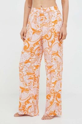 Melissa Odabash spodnie plażowe Olivia kolor pomarańczowy