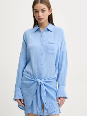 Melissa Odabash sukienka koszulowa bawełniana