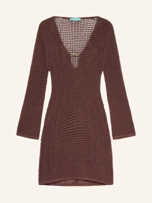 Melissa Odabash Sukienka Plażowa Ellis Z Wycięciem braun